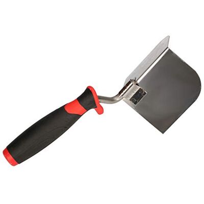 KOTARBAU ® Paleta de albañilería 80 x 65 mm, para Esquinas Exteriores, Acero Inoxidable, Mango ergonómico de Goma, Espátula de Yeso para Trabajos de albañilería y alicatado, Paleta de albañil KOTARBAU ® Paleta de albañilería 80 x 65 mm, para Esquinas Exteriores, Acero Inoxidable, Mango ergonómico de Goma, Espátula de Yeso para Trabajos de albañilería y alicatado, Paleta de albañil
