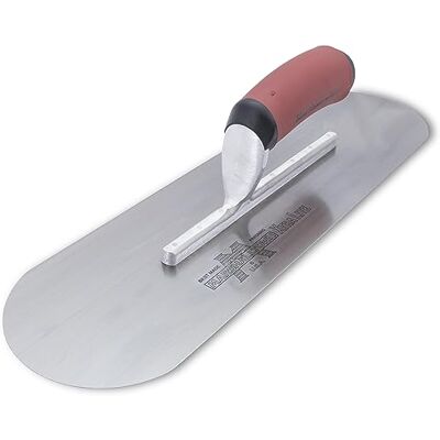 Marshalltown Llana para piscinas con mango DuraSoft, acero al carbono, llana para suelo y hormigón, tamaño de la llana: 406x114 mm Marshalltown Llana para piscinas con mango DuraSoft, acero al carbono, llana para suelo y hormigón, tamaño de la llana: 406x114 mm