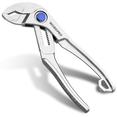 WORKPRO Mini Alicate Pico Loro de 100 mm, Llave Pico Loro de Acero Aleado WORKPRO Mini Alicate Pico Loro de 100 mm, Llave Pico Loro de Acero Aleado