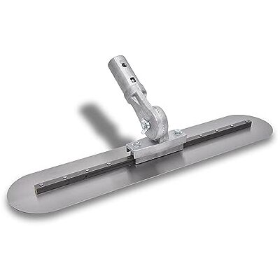 Marshalltown Alisador de suelos , alisador de pavimento, parche que incluye una articulación basculante ajustable con extremos redondeados, de acero al carbono, tamaño del alisador: 762x127 mm Marshalltown Alisador de suelos , alisador de pavimento, parche que incluye una articulación basculante ajustable con extremos redondeados, de acero al carbono, tamaño del alisador: 762x127 mm