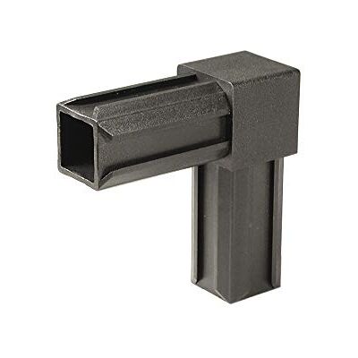 Alberts 859831 Racor para tubos XD 90° plástico, negro 20 x 20 x 1,5 mm Juego de 10 Alberts 859831 Racor para tubos XD 90° plástico, negro 20 x 20 x 1,5 mm Juego de 10