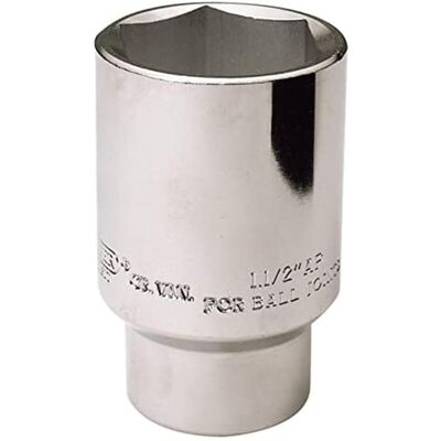 Draper 26916 Cabezal de tuerca de cubo experto - Enchufe - 38mm, 1/2" de cuadrado, 1.1/2" AF Draper 26916 Cabezal de tuerca de cubo experto - Enchufe - 38mm, 1/2" de cuadrado, 1.1/2" AF