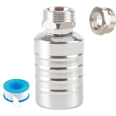 MAGIC SELECT Válvula de Flotador Automática 1 Pulgada Entrada Superior Control de Nivel de Agua, Para Piscina y Tanque, Llenado Automático, Acero Inoxidable 304 MAGIC SELECT Válvula de Flotador Automática 1 Pulgada Entrada Superior Control de Nivel de Agua, Para Piscina y Tanque, Llenado Automático, Acero Inoxidable 304