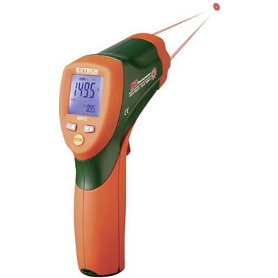 EXTECH Infrarot-Thermometer Doppellaser, 1832F, 30:1 -58 bis 1832F (-50 bis 1000°C), 30:1, Laser konvergieren auf 1Zoll Spot, Reaktion 0,15s, Doppel-LCD EXTECH Infrarot-Thermometer Doppellaser, 1832F, 30:1 -58 bis 1832F (-50 bis 1000°C), 30:1, Laser konvergieren auf 1Zoll Spot, Reaktion 0,15s, Doppel-LCD