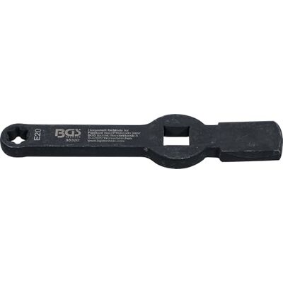 BGS Llave estrella de impacto perfil-E (para Torx) con 2 caras de golpe E20 BGS Llave estrella de impacto perfil-E (para Torx) con 2 caras de golpe E20