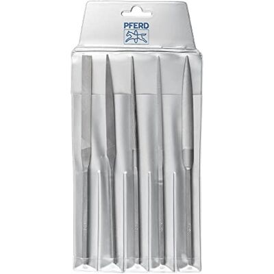 PFERD Juego de Limas Handy 2627 215millimeters C1 con 5 Limas para Metales y Plásticos, Longitud 215 millimeters, Corte Suizo 1, en Estuche Protector de Plástico PFERD Juego de Limas Handy 2627 215millimeters C1 con 5 Limas para Metales y Plásticos, Longitud 215 millimeters, Corte Suizo 1, en Estuche Protector de Plástico