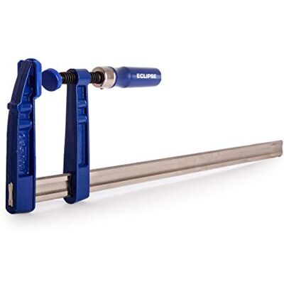 ECLIPSE Professional Tools Abrazadera de Tornillo de 120 mm de Profundidad y 600 mm (24") de Capacidad de Sujeción ECLIPSE Professional Tools Abrazadera de Tornillo de 120 mm de Profundidad y 600 mm (24") de Capacidad de Sujeción