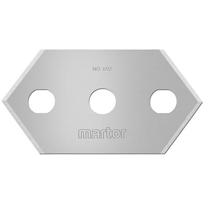 MARTOR 10x Hoja Cúter Puntiaguda 22,4 mm, 4 Usos, Bisturí Hoja de repuesto cúter, doble bisel, doble cara, en dispensador, para bisturí & cuchillo gráfico. No. MARTOR 10x Hoja Cúter Puntiaguda 22,4 mm, 4 Usos, Bisturí Hoja de repuesto cúter, doble bisel, doble cara, en dispensador, para bisturí & cuchillo gráfico. No.