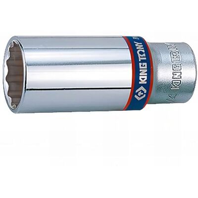 king tony Blister de vidrio largo 3/8" Bi-Hexagonal 19 mm L63 mm para profesionales y manitas, con construcción robusta, herramienta resistente para uso diario king tony Blister de vidrio largo 3/8" Bi-Hexagonal 19 mm L63 mm para profesionales y manitas, con construcción robusta, herramienta resistente para uso diario