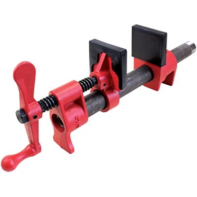 BESSEY Abrazadera de tubo (3/4", 2 mm de profundidad), color rojo BESSEY Abrazadera de tubo (3/4", 2 mm de profundidad), color rojo