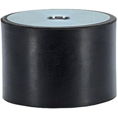 Halder Tope de goma y metal, cilíndrico/con rosca interior, ambos lados d1 = 50 mm / l1 = 30 mm Halder Tope de goma y metal, cilíndrico/con rosca interior, ambos lados d1 = 50 mm / l1 = 30 mm