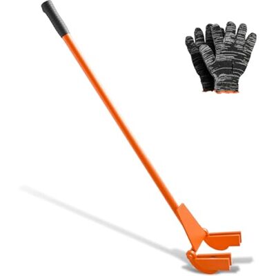 VEVOR Herramienta de Demolición de Palés, Mango de Acero al Carbono de 1 m, Capacidad de Peso 907 kg, para Quitar Tarimas de Terraza, para Suelos, Estructuras, Techos, Molduras y Paneles de Yeso VEVOR Herramienta de Demolición de Palés, Mango de Acero al Carbono de 1 m, Capacidad de Peso 907 kg, para Quitar Tarimas de Terraza, para Suelos, Estructuras, Techos, Molduras y Paneles de Yeso