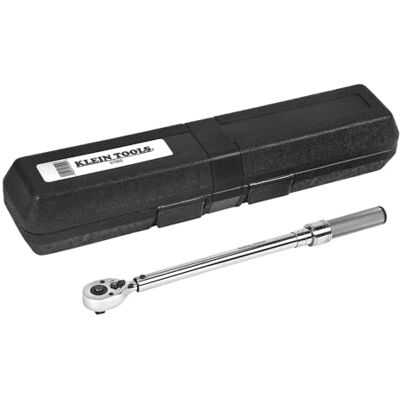KLEIN TOOLS 15 – 75 foot-pound gama torque-sensing microajustable llave inglesa con carraca square-drive KLEIN TOOLS 15 – 75 foot-pound gama torque-sensing microajustable llave inglesa con carraca square-drive