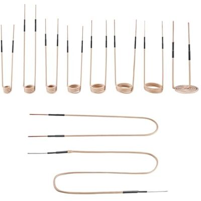 VEVOR Bobina de Calentamiento por Inducción Magnética de 10 Piezas, con Flexibilidad y Larga Vida Útil, para Quitar Tornillos y Tuercas Oxidadas, 8 Bobinas y 1 en Forma de U y 1 de Forma Libre VEVOR Bobina de Calentamiento por Inducción Magnética de 10 Piezas, con Flexibilidad y Larga Vida Útil, para Quitar Tornillos y Tuercas Oxidadas, 8 Bobinas y 1 en Forma de U y 1 de Forma Libre