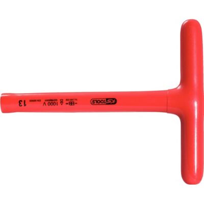 KS Tools Llave de vaso con empuñadura en T aislada (tamaño: 22 x 200 mm) KS Tools Llave de vaso con empuñadura en T aislada (tamaño: 22 x 200 mm)