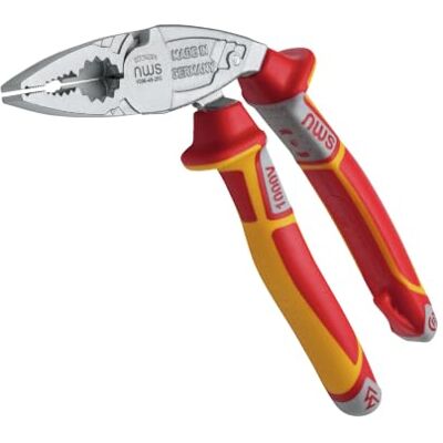 NWS Alicate cabeza acodada multifunción Serie 49 VDE (180 mm) NWS Alicate cabeza acodada multifunción Serie 49 VDE (180 mm)