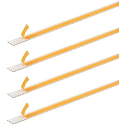 Alberts GAH- 433659 Barra plana autoadhesiva en aluminio anodizado de alta calidad, longitud 1 m, ancho 30 mm, 4 unidades Alberts GAH- 433659 Barra plana autoadhesiva en aluminio anodizado de alta calidad, longitud 1 m, ancho 30 mm, 4 unidades