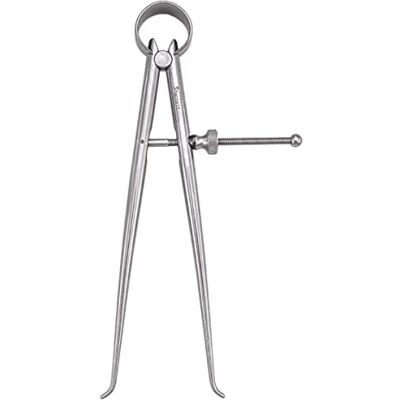 Starrett 274 – 6 toolmakers 'dentro de calibre, Solid Nut, 6/150 mm Longitud de la pernera Starrett 274 – 6 toolmakers 'dentro de calibre, Solid Nut, 6/150 mm Longitud de la pernera