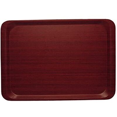 Bandeja de cantina de laminate caoba Cambro - Bandeja de cantina Bandeja de cantina de laminate caoba Cambro - Bandeja de cantina