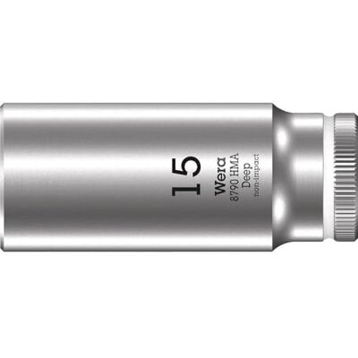Wera 8790 HMA Deep Llave de vaso larga con arrastre de 1/4", 15.0 mm Wera 8790 HMA Deep Llave de vaso larga con arrastre de 1/4", 15.0 mm