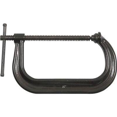 BESSEY Abrazadera C forjada de óxido negro de 8 pulgadas BESSEY Abrazadera C forjada de óxido negro de 8 pulgadas
