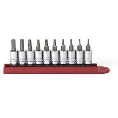 GEARWRENCH 10 piezas 1/4 pulgadas Drive SAE Hex Bit Socket Set GEARWRENCH 10 piezas 1/4 pulgadas Drive SAE Hex Bit Socket Set
