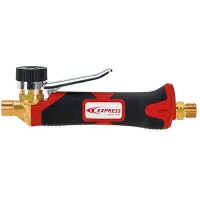 EXPRESS Mango con Gatillo Bimaterial con Conexión Trasera Fija 3/8 Izquierda Soplete Accesorios de Soldadura Kit de Soldadura Repuesto Soldadura Herramienta para Soldadura EXPRESS Mango con Gatillo Bimaterial con Conexión Trasera Fija 3/8 Izquierda Soplete Accesorios de Soldadura Kit de Soldadura Repuesto Soldadura Herramienta para Soldadura