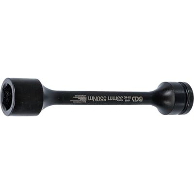 BGS Llave de vaso de torsión de impacto hexagonal entrada 25 mm (1") 33 mm 550 Nm BGS Llave de vaso de torsión de impacto hexagonal entrada 25 mm (1") 33 mm 550 Nm