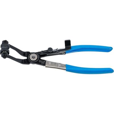BGS Alicates para abrazaderas de mangueras curvado tipo con función de carraca 220 mm BGS Alicates para abrazaderas de mangueras curvado tipo con función de carraca 220 mm