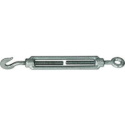 Alberts 530679 Tensor, Con gancho y ojo, Galvanizado, Distancia 150-235 mm, Roscado M6 Alberts 530679 Tensor, Con gancho y ojo, Galvanizado, Distancia 150-235 mm, Roscado M6