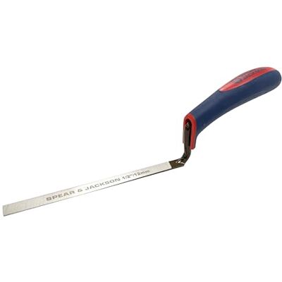 Jackson Paleta para Rejuntado 1/2" (12 mm), Hoja de Acero al Carbono con Mango de Tacto Suave Antideslizante para Juntas de Mortero, Reparación y Restauración Jackson Paleta para Rejuntado 1/2" (12 mm), Hoja de Acero al Carbono con Mango de Tacto Suave Antideslizante para Juntas de Mortero, Reparación y Restauración