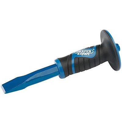 Draper BD5G/E – Cincel de vástago hexagonal con mango suave Protección para manos, azul, BD5G/E Draper BD5G/E – Cincel de vástago hexagonal con mango suave Protección para manos, azul, BD5G/E
