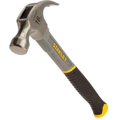 Stanley Martillo Sacaclavos de Fibra de Vidrio, 570g, Mango Bi-Material, Mayor Durabilidad y Energía de Impacto, Conexión Fuerte de Mango y Cabeza, Stanley Martillo Sacaclavos de Fibra de Vidrio, 570g, Mango Bi-Material, Mayor Durabilidad y Energía de Impacto, Conexión Fuerte de Mango y Cabeza,