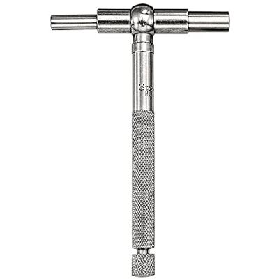 Starrett Calibre telescópico autocentrado con 2 brazos telescópicos, de 3,81 a 5,7 cm, longitud del mango de 5,7 cm Starrett Calibre telescópico autocentrado con 2 brazos telescópicos, de 3,81 a 5,7 cm, longitud del mango de 5,7 cm