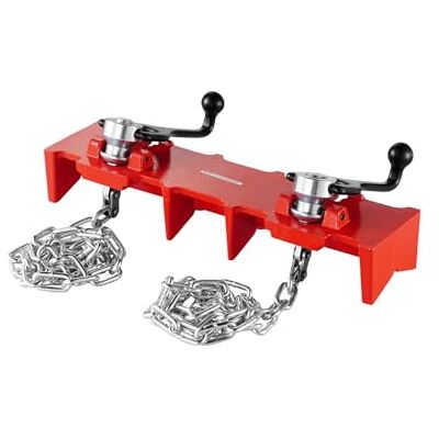 VEVOR Tornillo de Banco para Soldar Tuberías de Hierro Fundido de Alta Resistencia, Abrazadera para Soldar Tuberías de 1,27 a 20,32 cm con Cadenas Dobles y Manivelas, para Una Variedad de Tuberías VEVOR Tornillo de Banco para Soldar Tuberías de Hierro Fundido de Alta Resistencia, Abrazadera para Soldar Tuberías de 1,27 a 20,32 cm con Cadenas Dobles y Manivelas, para Una Variedad de Tuberías