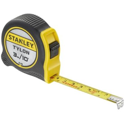 Stanley Cinta Métrica Tylon 3 m/10 pulgadas (13 mm de ancho), Stanley Cinta Métrica Tylon 3 m/10 pulgadas (13 mm de ancho),