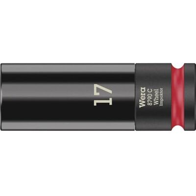 Wera ' Llave de vaso hexagonal, Rojo, 17 mm Wera ' Llave de vaso hexagonal, Rojo, 17 mm
