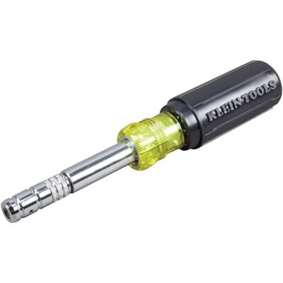 KLEIN TOOLS Destornillador con varias puntas/destornillador de tuerca, herramienta magnética 8 en 1, HVAC, deslizante, hexagonal, Phillips, puntas Schrader KLEIN TOOLS Destornillador con varias puntas/destornillador de tuerca, herramienta magnética 8 en 1, HVAC, deslizante, hexagonal, Phillips, puntas Schrader