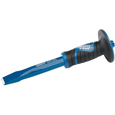 Draper BD5G/E – Cincel de vástago hexagonal con mango suave Protección para manos, azul, BD5G/E Draper BD5G/E – Cincel de vástago hexagonal con mango suave Protección para manos, azul, BD5G/E