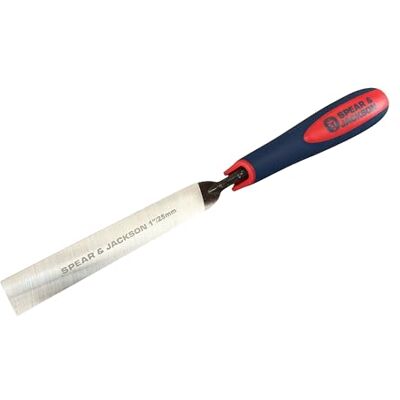 Jackson Paleta para Rejuntado 1" (25 mm), Hoja de Acero al Carbono con Mango de Tacto Suave Antideslizante para Juntas de Mortero, Reparación y Restauración Jackson Paleta para Rejuntado 1" (25 mm), Hoja de Acero al Carbono con Mango de Tacto Suave Antideslizante para Juntas de Mortero, Reparación y Restauración