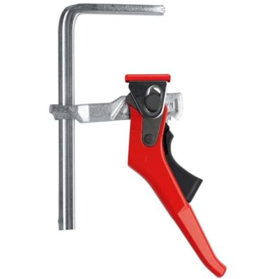 BESSEY Abrazadera de mesa de trinquete de acero con capacidad 6 5/16 x 2 5/16 cm de profundidad de cuello y 250 kg de fuerza de sujeción, color rojo y plateado BESSEY Abrazadera de mesa de trinquete de acero con capacidad 6 5/16 x 2 5/16 cm de profundidad de cuello y 250 kg de fuerza de sujeción, color rojo y plateado
