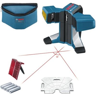 Bosch Professional GTL 3 Nivel láser para alicatar (alcance 20 m, 3 líneas, con funda) Bosch Professional GTL 3 Nivel láser para alicatar (alcance 20 m, 3 líneas, con funda)