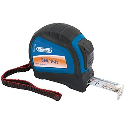 Draper Cinta métrica profesional de 5 m, color negro y 5 m Draper Cinta métrica profesional de 5 m, color negro y 5 m