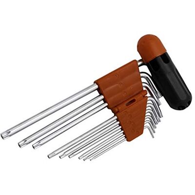 Garhe Future Llave Torx Inviolable Cr/V, Juegoteo 9 unidades Garhe Future Llave Torx Inviolable Cr/V, Juegoteo 9 unidades