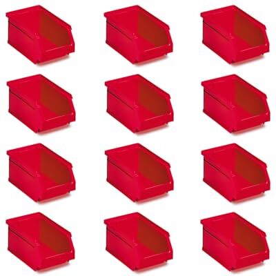 Tayg Pack 12 Gavetas de Plastico Apilables nº54 Organizador de Tornillos, Cajones, Caja de Almacenamiento, Cubetas de Plastico Rectangulares, 33,6x21,6x15,5 cm Tayg Pack 12 Gavetas de Plastico Apilables nº54 Organizador de Tornillos, Cajones, Caja de Almacenamiento, Cubetas de Plastico Rectangulares, 33,6x21,6x15,5 cm