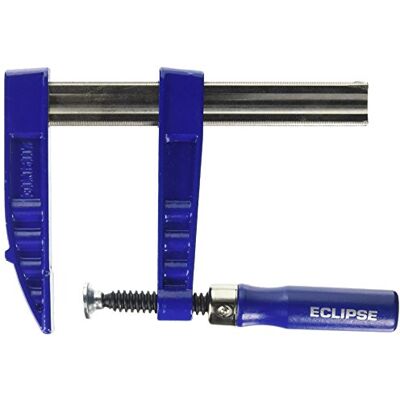 ECLIPSE Professional Tools Abrazadera de tornillo de 120 mm de profundidad con capacidad de agarre de 150 mm (6") ECLIPSE Professional Tools Abrazadera de tornillo de 120 mm de profundidad con capacidad de agarre de 150 mm (6")