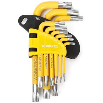 WORKPRO Juego Llaves Torx 9 Piezas WORKPRO Juego Llaves Torx 9 Piezas