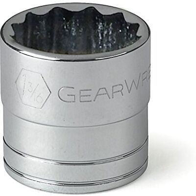 GEARWRENCH 1/2 "unidad 12 Punto estándar SAE Socket 1 – 3/16", negro GEARWRENCH 1/2 "unidad 12 Punto estándar SAE Socket 1 – 3/16", negro