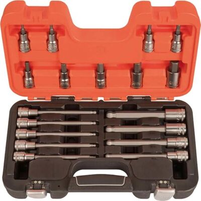 Bahco Set 1/2"Sock Hexbits Longshort Bahco Set 1/2"Sock Hexbits Longshort