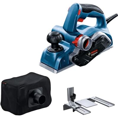 Bosch Cepillo portátil de GHO 20-82 (700 W de potencia, uso con la mano derecha y la izquierda, incl. llave de montaje, guía paralela, saco para polvo) Bosch Cepillo portátil de GHO 20-82 (700 W de potencia, uso con la mano derecha y la izquierda, incl. llave de montaje, guía paralela, saco para polvo)
